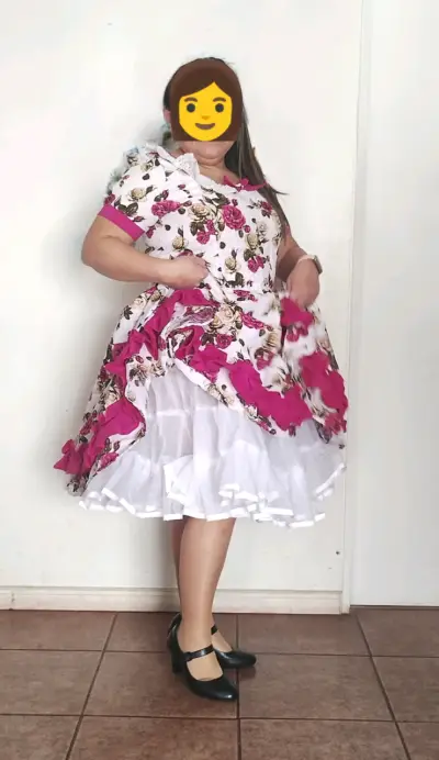Vestido cueca L con falso - miniatura 3