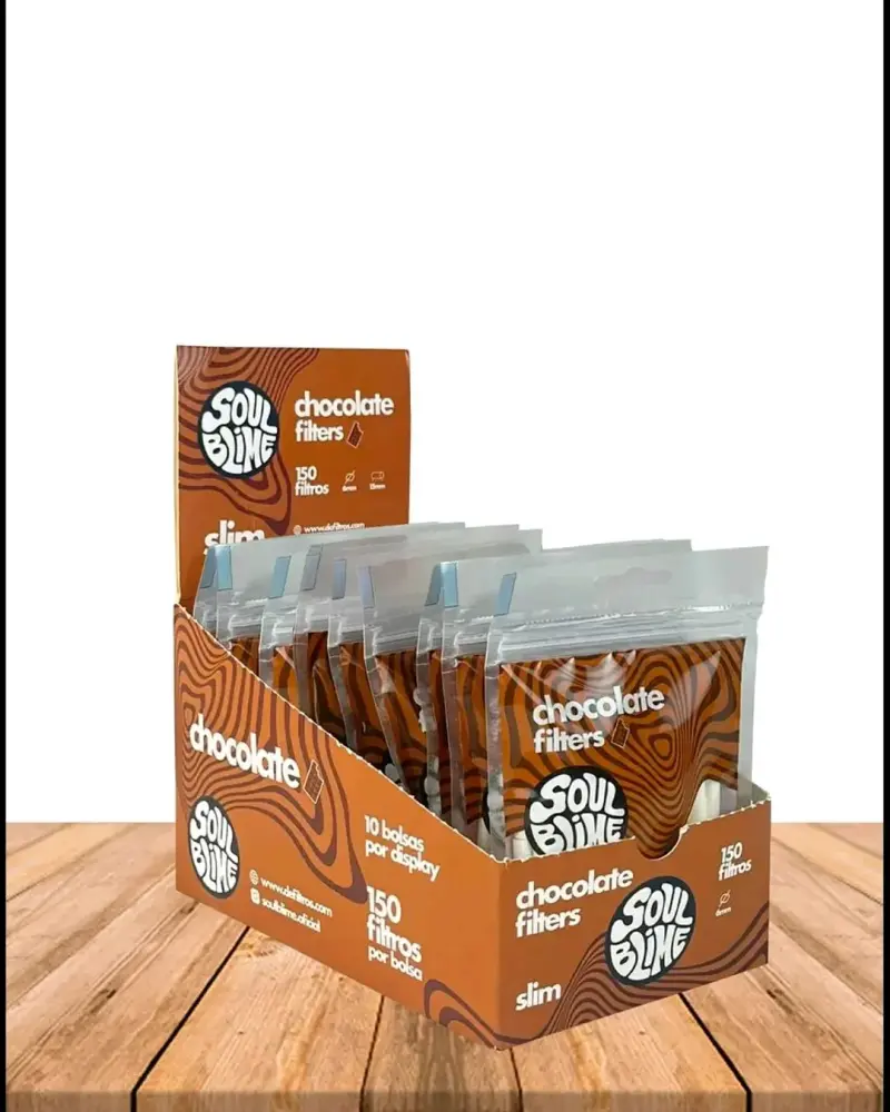 Filtros de Chocolate Soul Blue Slim 150 unidades