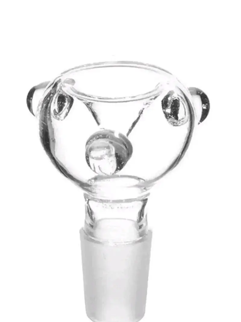Cazoleta de vidrio para bong con diseño de oso - 1