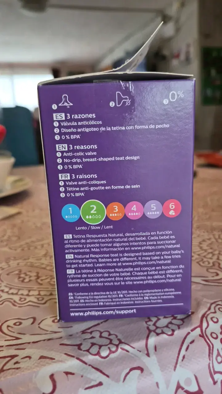 Biberón Philips Avent Natural Response 125 ml - 2