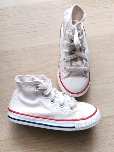Zapatillas Converse All Star blancas para niños - miniatura 1