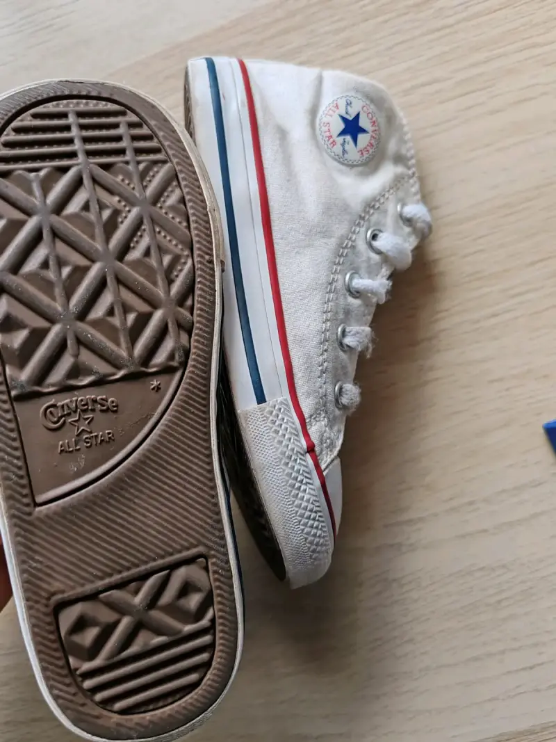Zapatillas Converse All Star blancas para niños - 4