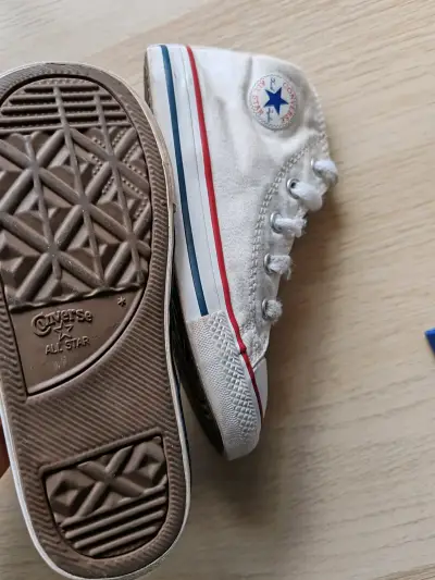 Zapatillas Converse All Star blancas para niños - miniatura 4