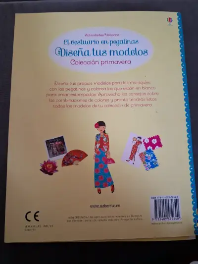 Libro de actividades Usborne con pegatinas de moda - miniatura 2