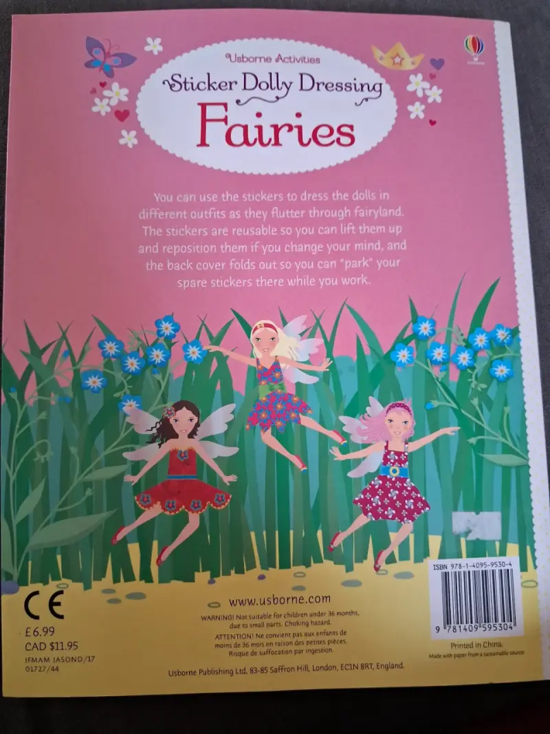 Libro de actividades Sticker Dolly Dressing Fairies - 2