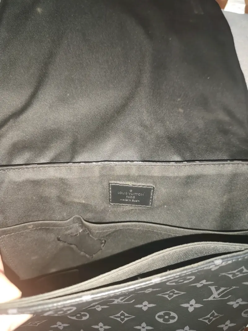 Bolso bandolera Louis Vuitton monograma gris - 3