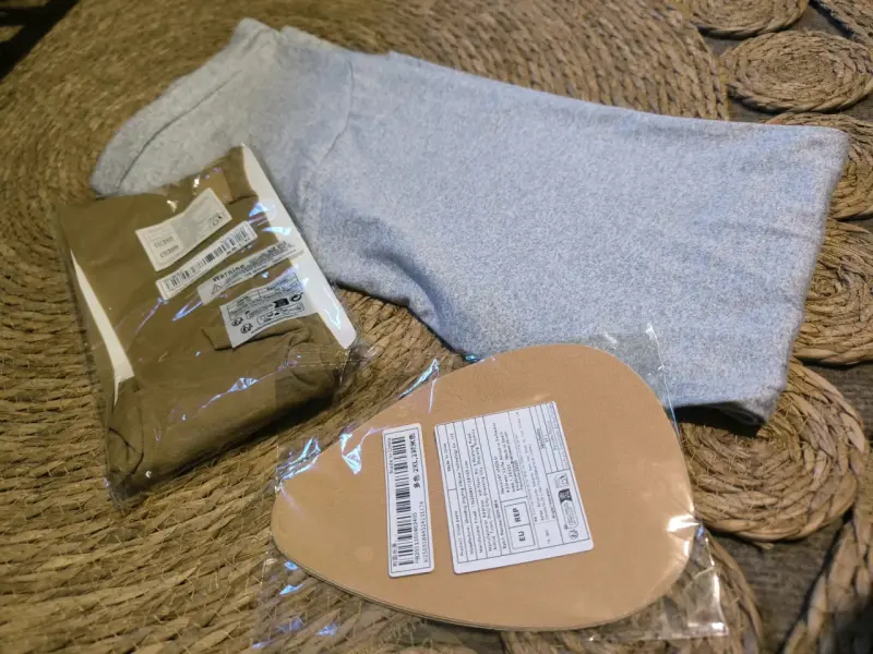 Pantalones de maternidad gris claro cómodos - 4