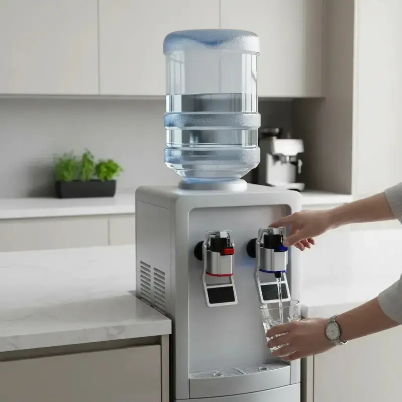 llaves dispensador de agua fria caliente par - 4
