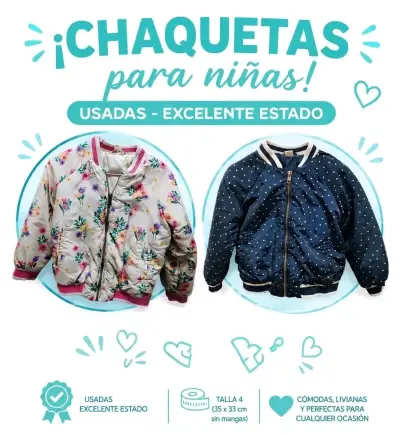 Chaquetas para niñas en excelente estado - miniatura 3