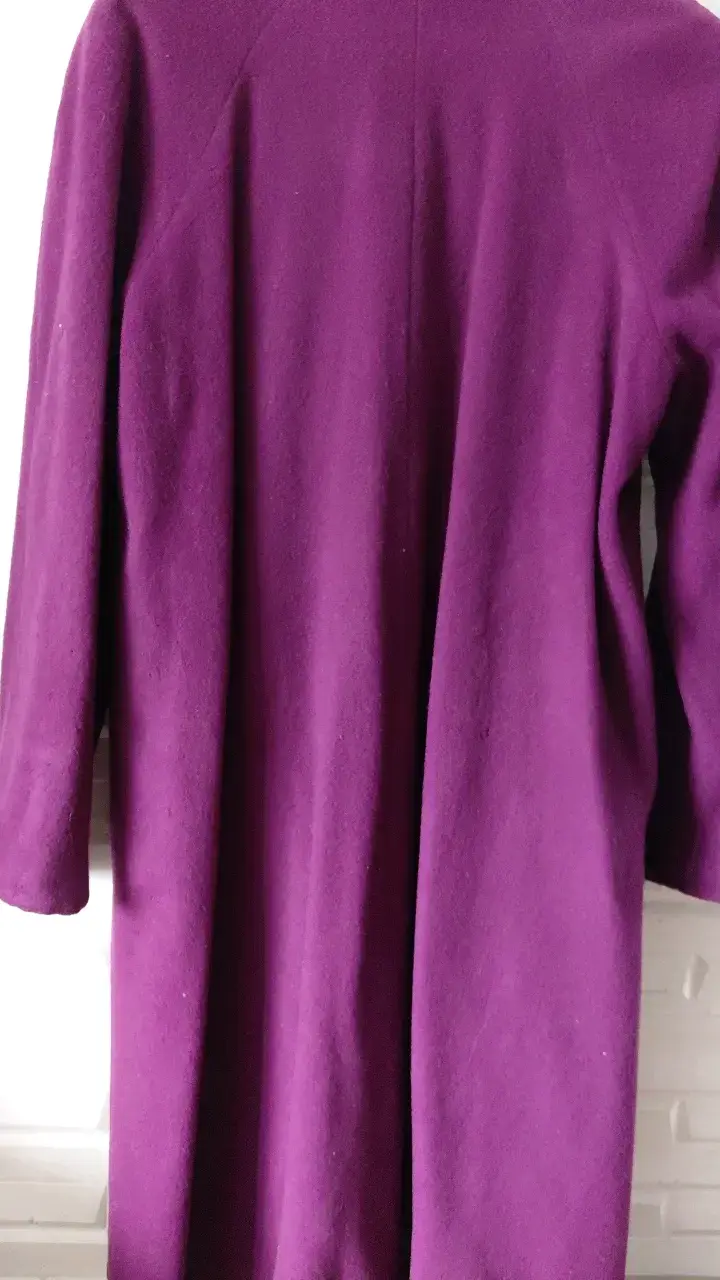 Abrigo largo morado Projections vintage - 3