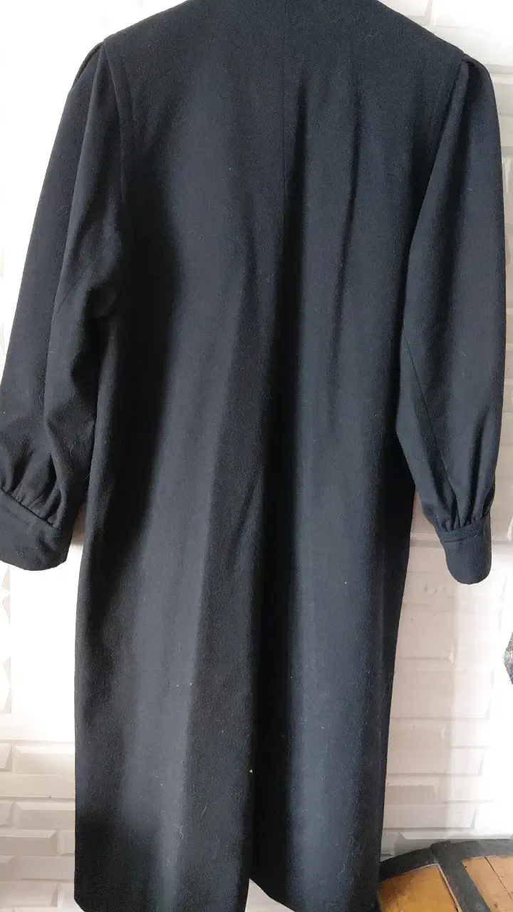 Abrigo Largo Negro Original Loden - 5
