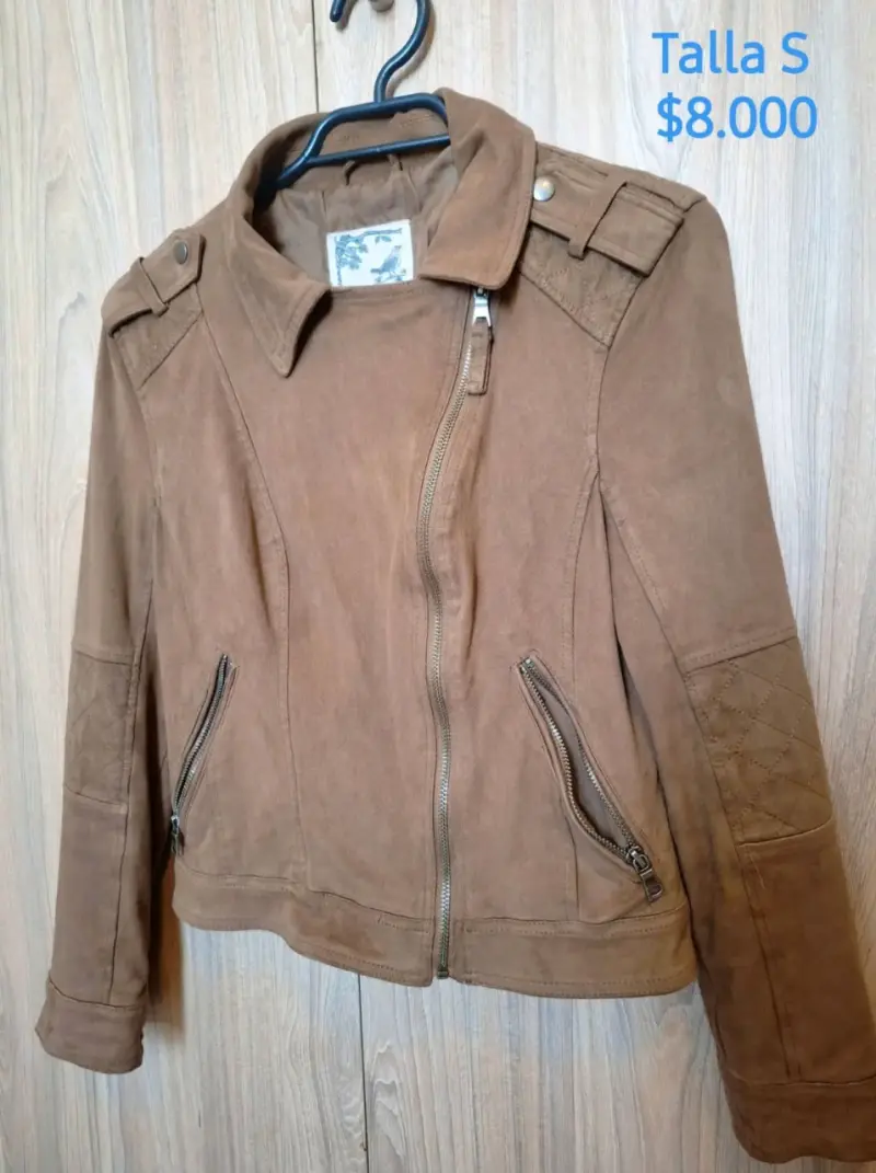 Chaqueta de gamuza marrón Blugirl talla S - 3