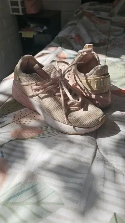 Zapatillas deportivas rosa Puma para mujer - miniatura 1
