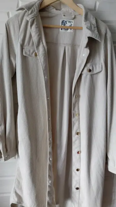 Vestido  de pana Blugirl beige - miniatura 2
