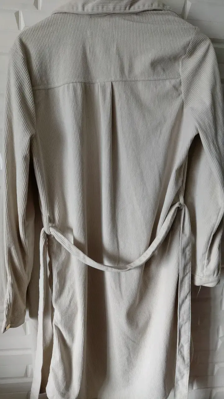 Vestido de pana Blugirl beige - 4