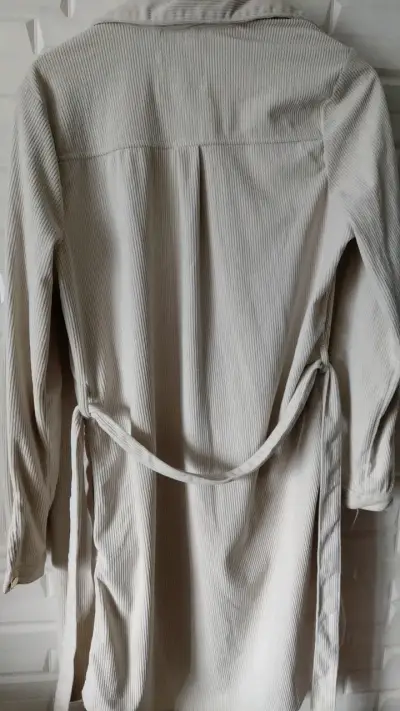 Vestido  de pana Blugirl beige - miniatura 4