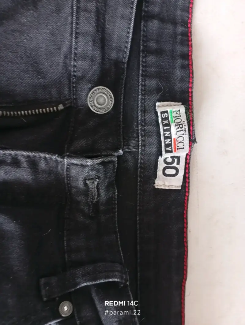 Jeans negros Forucci Skinny talla 50 - 3