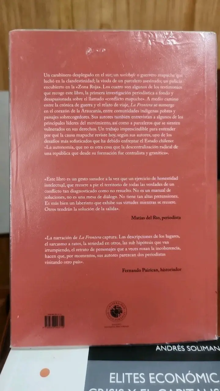 Libro La Frontera Crónica De La Araucanía Rebelde - 2