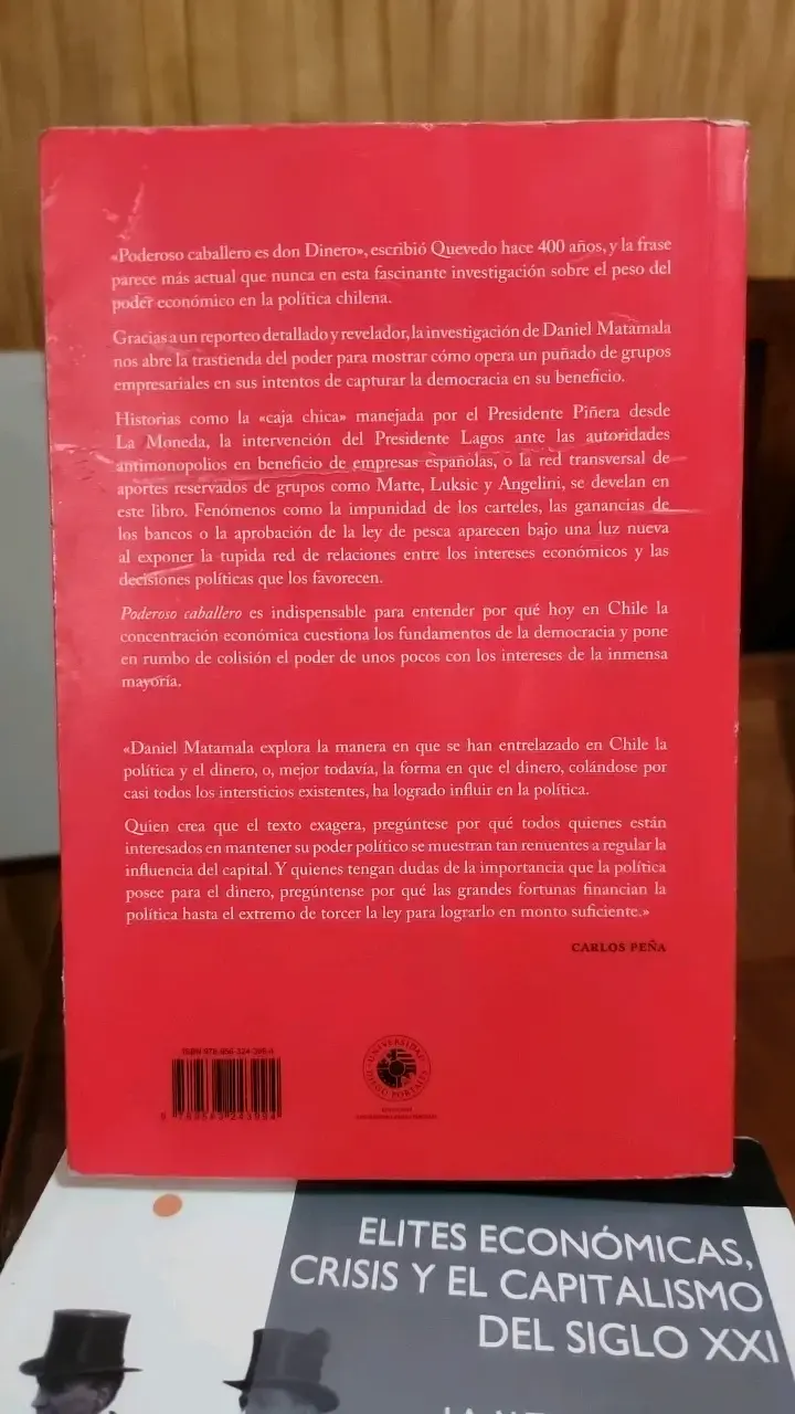 Libro Poderoso Caballero de Daniel Matamala - 2