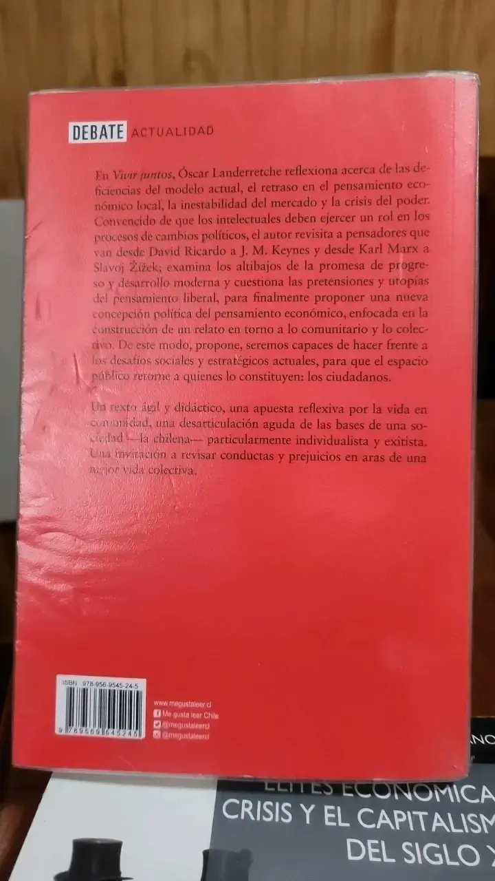Libro 'Vivir Juntos' de Óscar Landerretche - 2