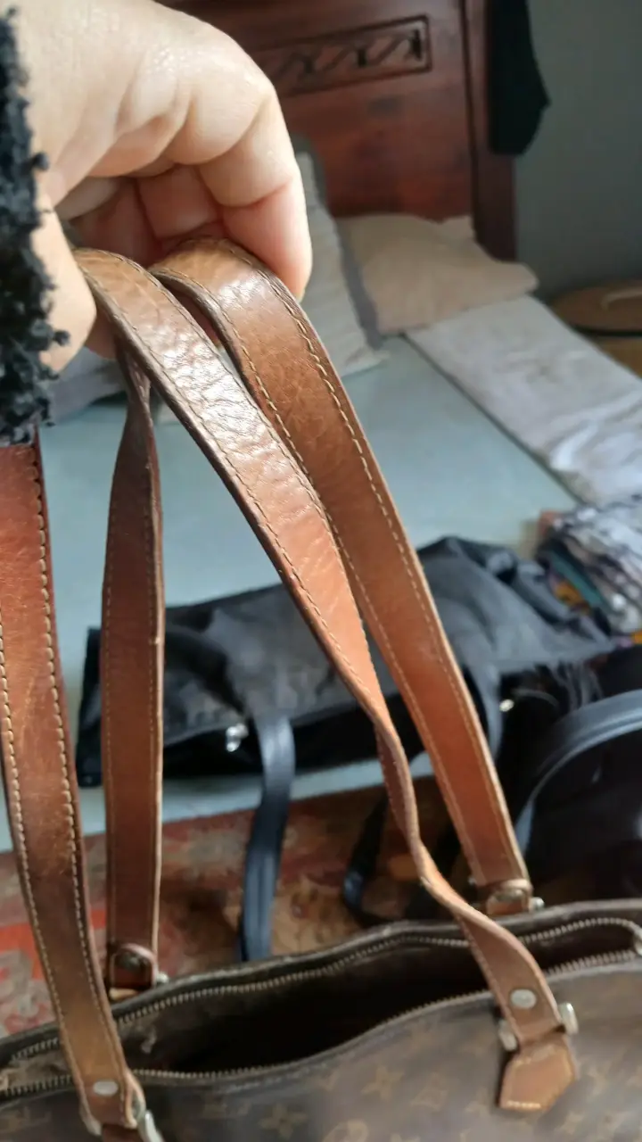 Bolso de mano Louis Vuitton monograma marrón no or - 3