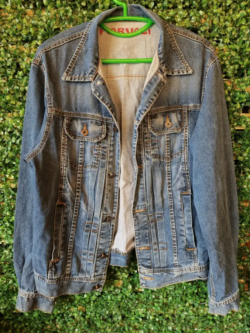 Chaqueta de mezclilla azul para hombre Fiorucci - 1