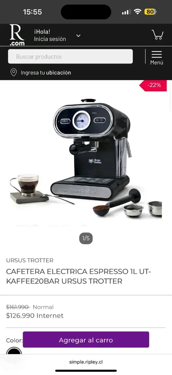 Máquina de Espresso con Accesorios Illy FrancisFrancis - 2