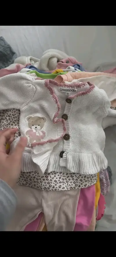 Lote Conjunto de ropa para bebé Limonada 3 meses - miniatura 1
