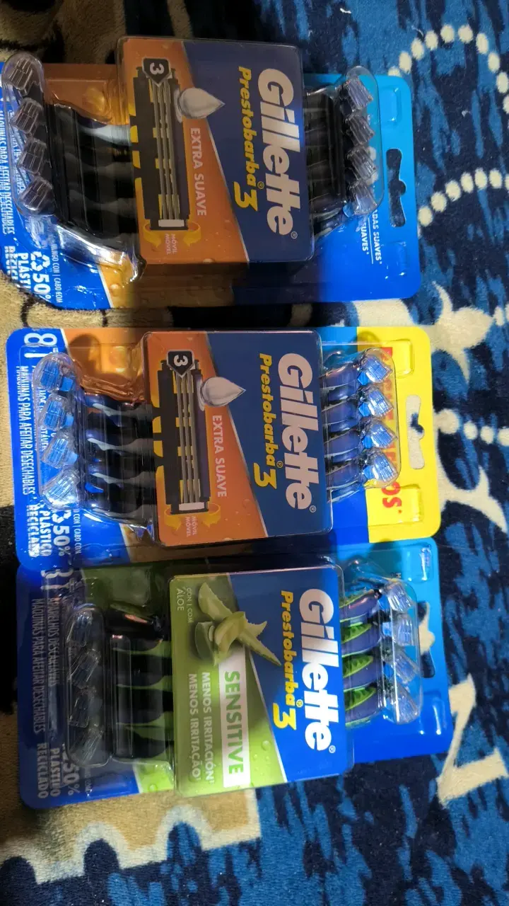 Pack de rasuradoras Gillette Prestobarba 3
