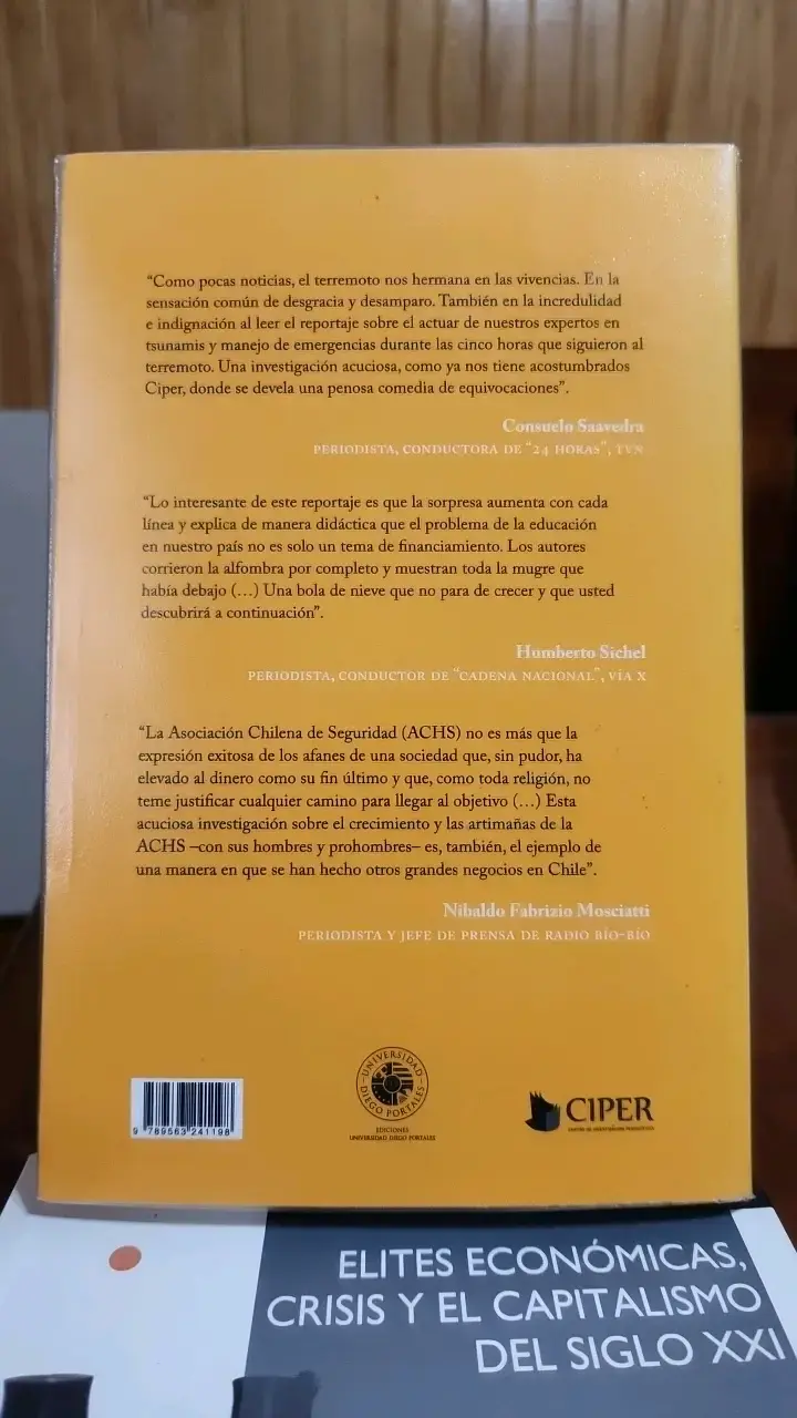 Libro Lo Mejor de Ciper 2 - Periodismo Chileno - 2