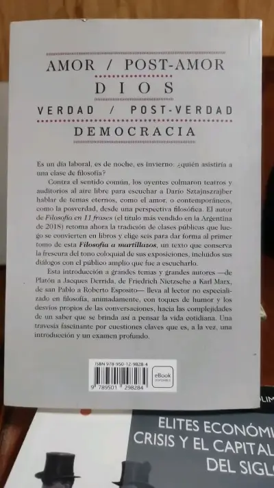 Libro Filosofía a Martillazos Tomo I de Darío Sztajnszrajber - miniatura 2