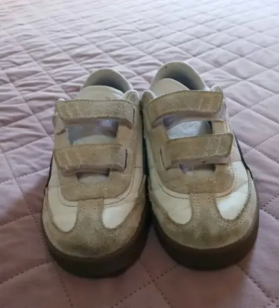 Zapatillas infantiles Puma blancas N•29 - miniatura 2