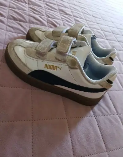 Zapatillas infantiles Puma blancas N•29 - miniatura 3