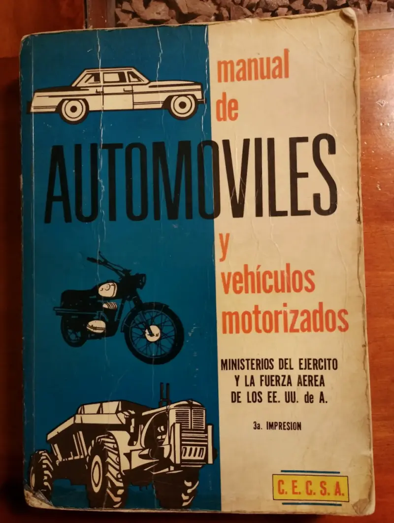 Manual de Automóviles y Vehículos Motorizados 1971 - 1