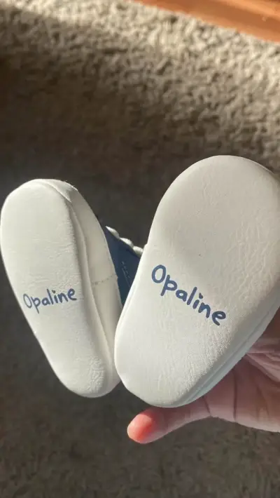 Zapatillas azules para bebé Opaline - miniatura 3