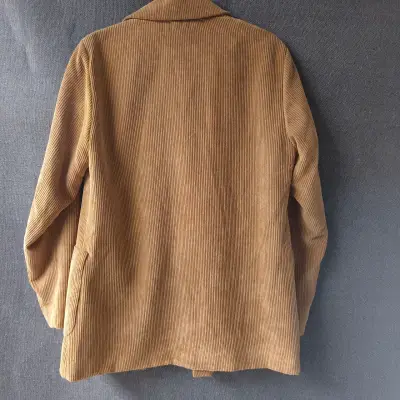 Blazer Cotelé camel para mujer - miniatura 3