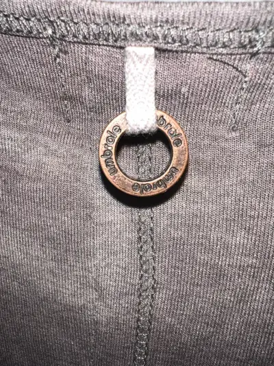 Vestido gris de manga larga Umbrale - miniatura 3