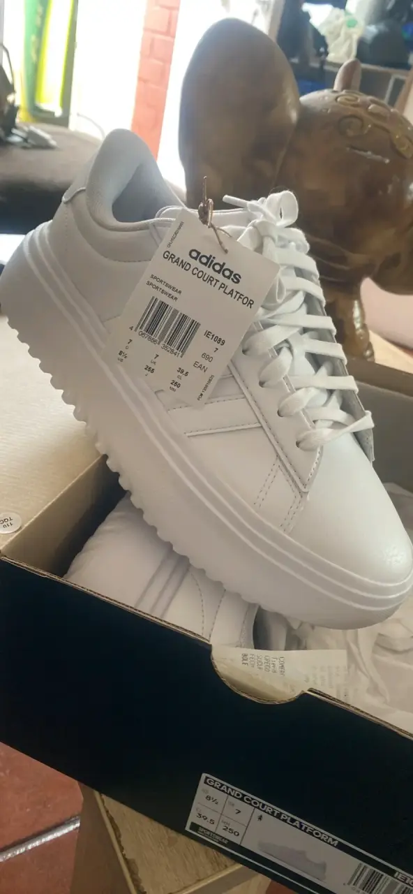 Zapatillas blancas Adidas Grand Court Platform