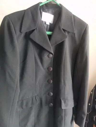 Blazer negro de mujer talla 42 - miniatura 3