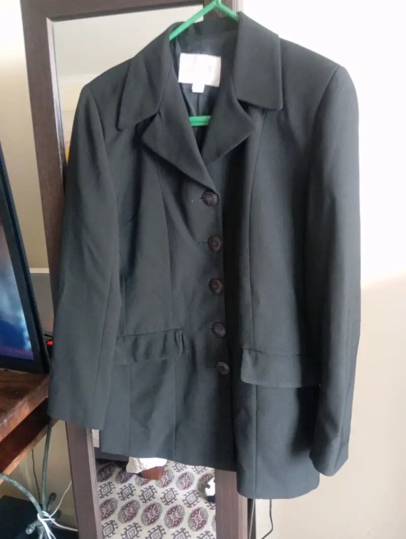 Blazer negro de mujer talla 42 - 4