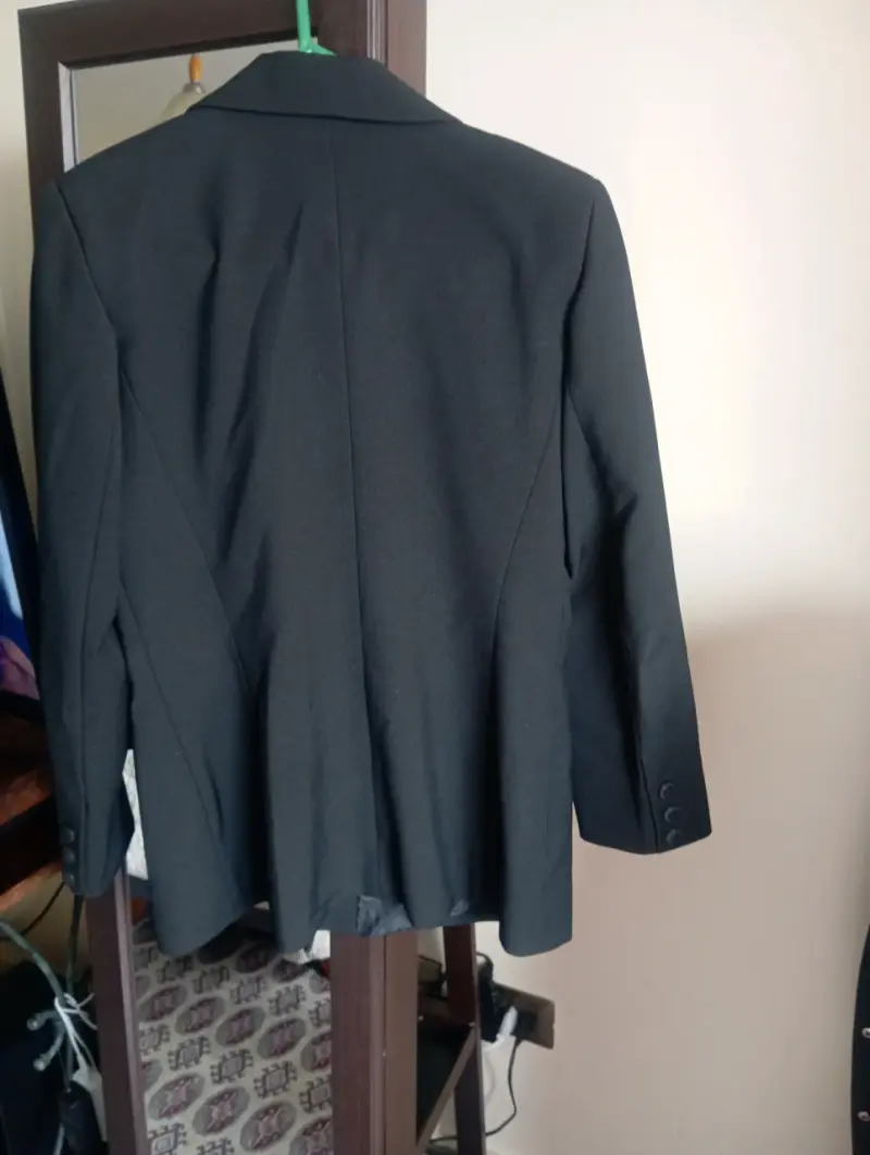 Blazer negro de mujer talla 42 - 6