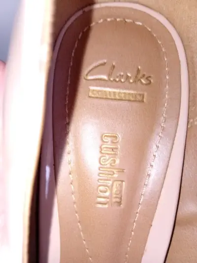 Zapatos 39 de Tacón Clarks Beige para Mujer - miniatura 5