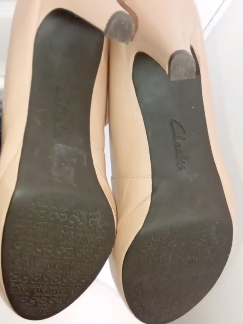 Zapatos 39 de Tacón Clarks Beige para Mujer - 6
