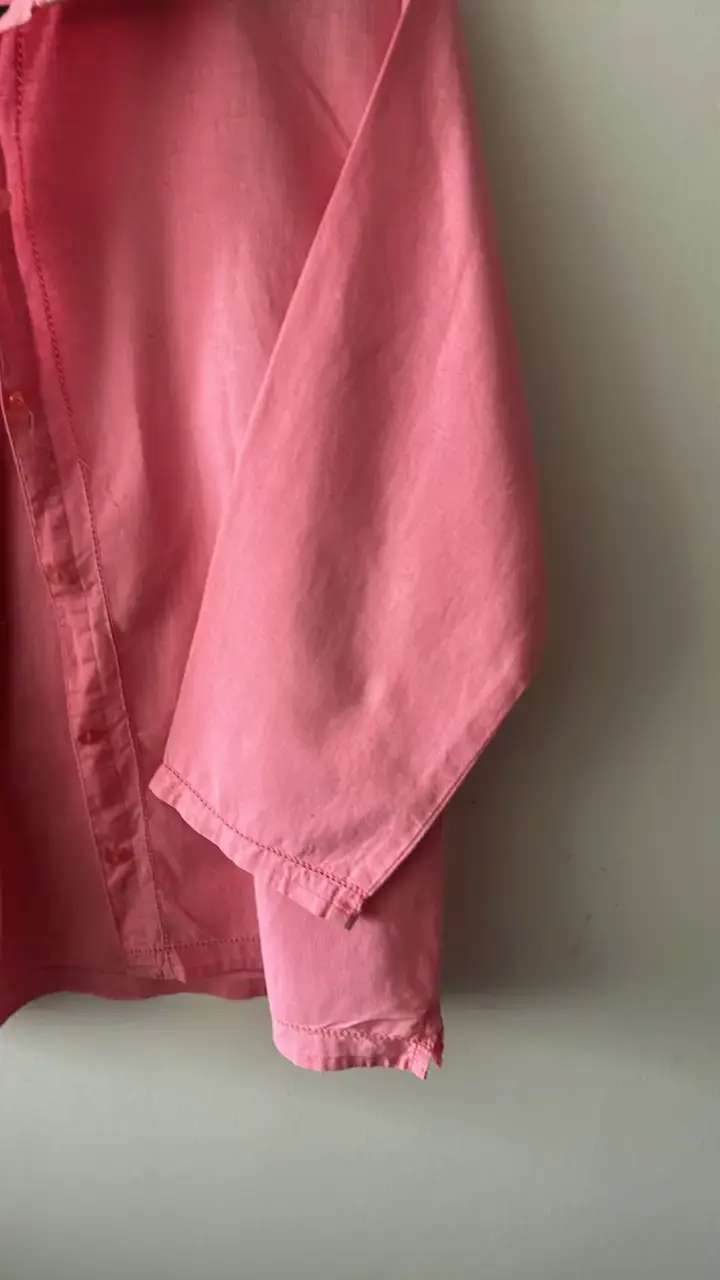 Blusa rosa Stefano Cocci manga larga - 3