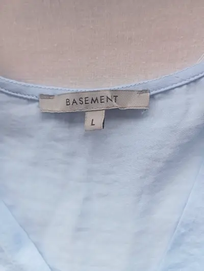 Blusa sin mangas azul claro Basement - miniatura 3