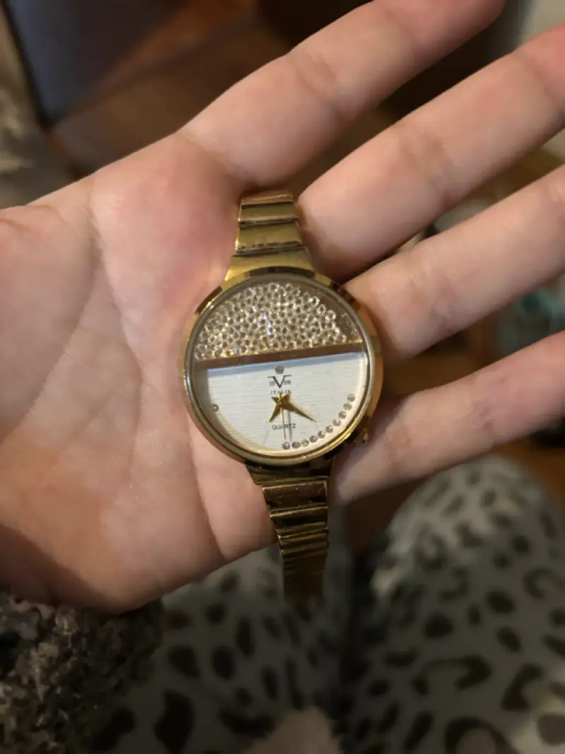 Reloj de pulsera dorado para mujer V1969 Italia - 2