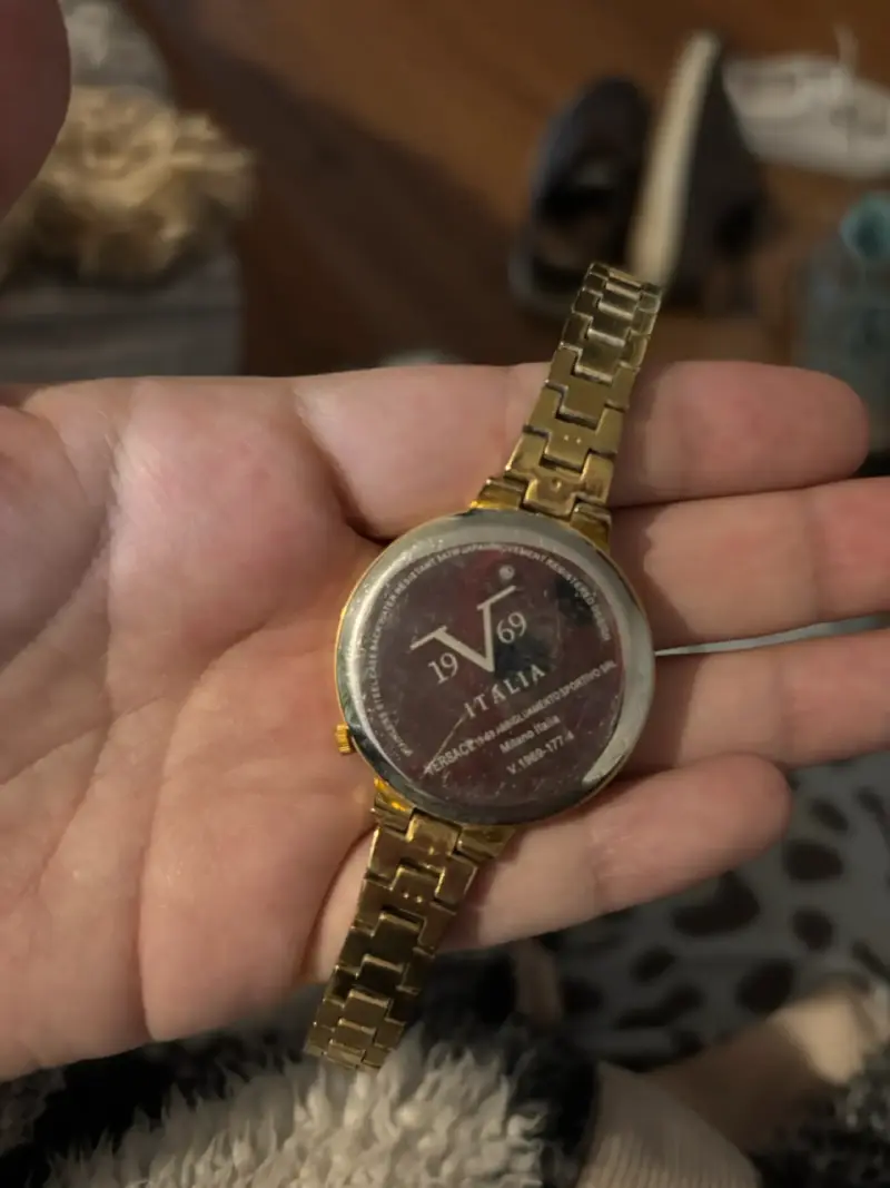 Reloj de pulsera dorado para mujer V1969 Italia - 4