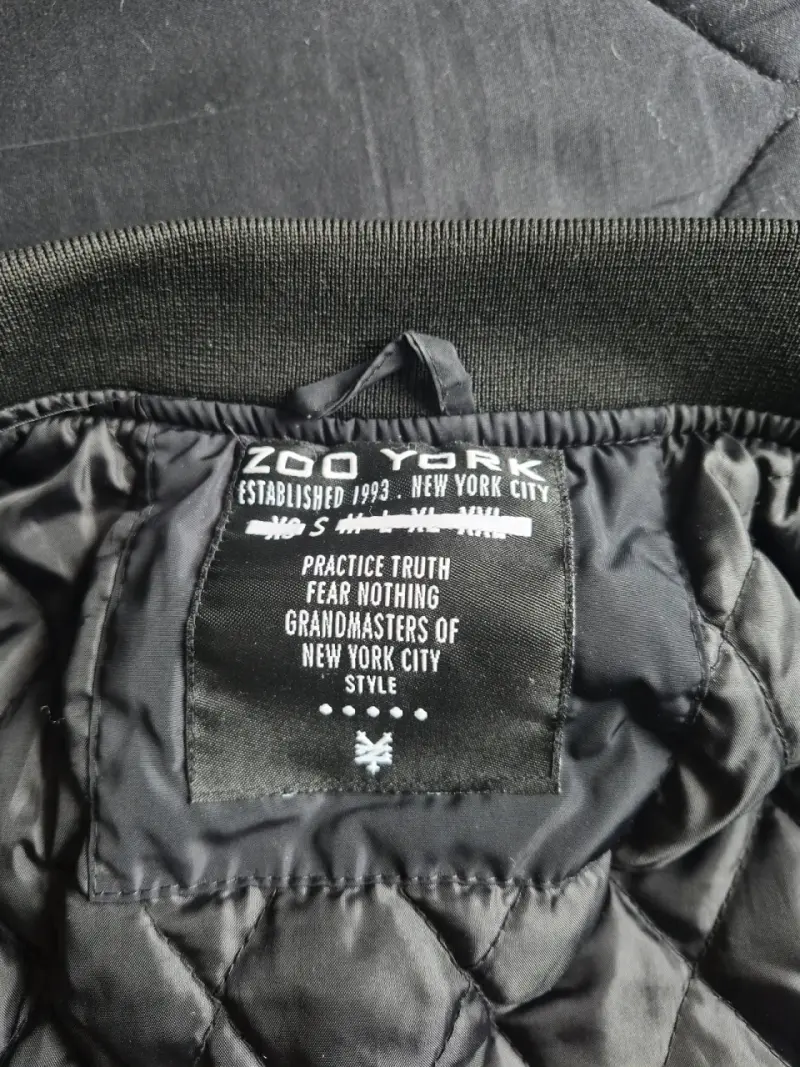 Chaqueta Bomber Negra Zoo York - 3