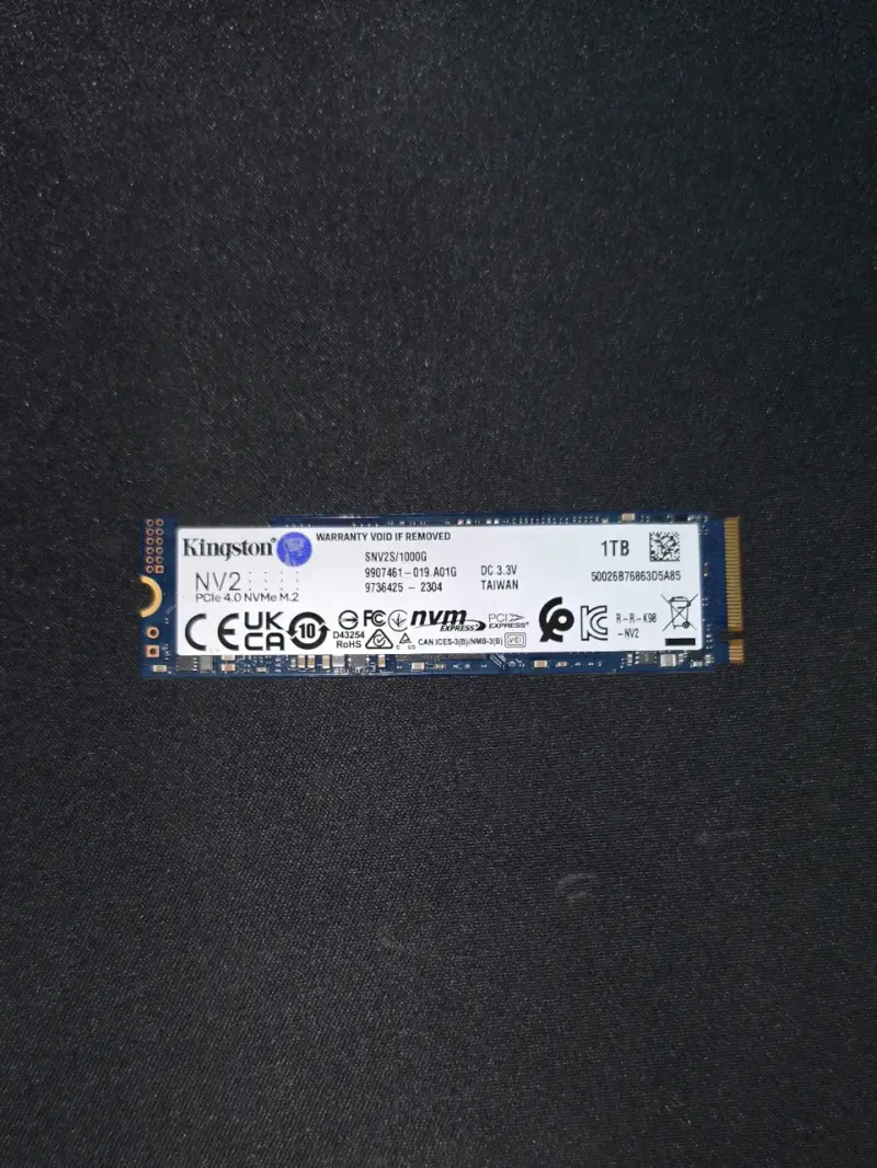 Disco SSD Kingston NV2 1TB PCIe 4.0 NVMe - 1