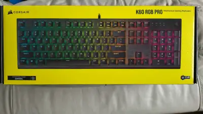 Teclado mecánico Corsair K60 RGB Pro para gaming - miniatura 2